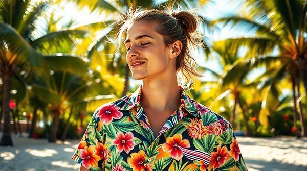 Vivez l'esprit tropical avec nos chemises hawaïennes tendances !